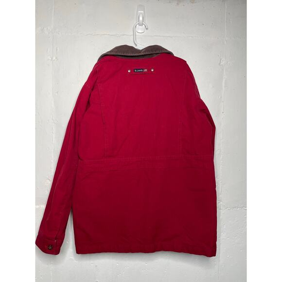 E Land Kids Red Barn Chore Coat Full Zip Size 12 - Picture 5 of 6